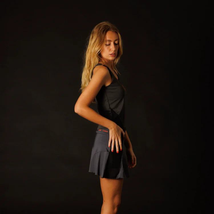 Women's Tank Top Drybreak Anthracite 'DryPadel'