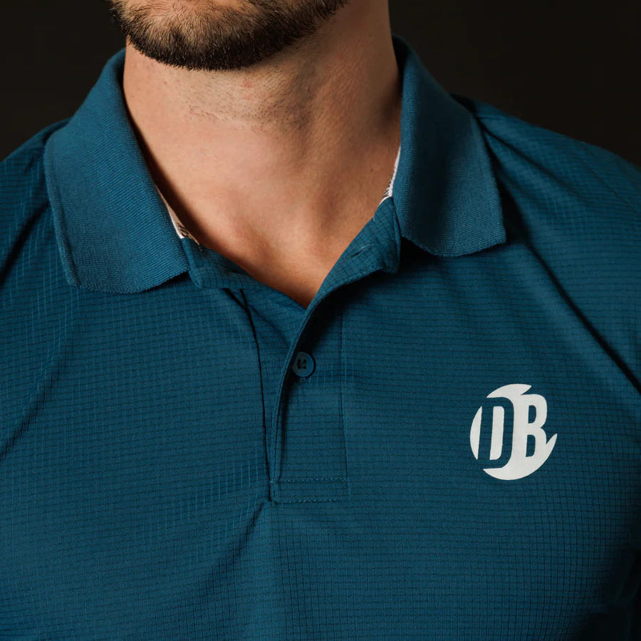 Men's Polo Shirt Drybreak Blue 'DryGame'