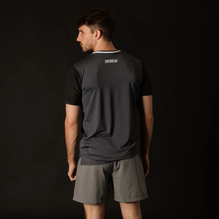 Men's Advanced T-Shirt Drybreak Anthracite 'DryPlay'