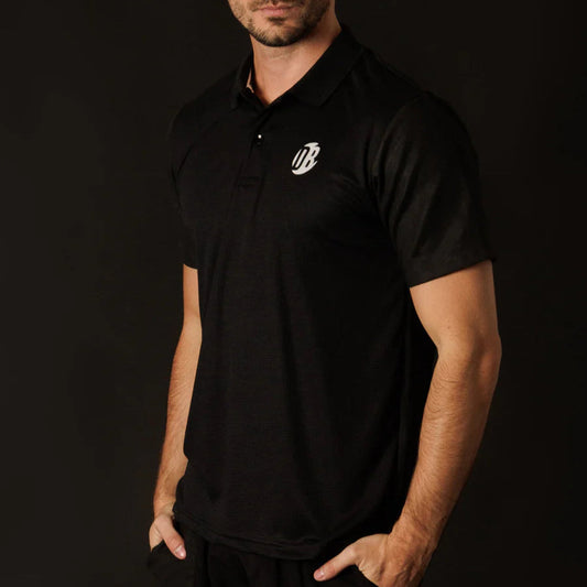 Men's Polo Shirt Drybreak Black 'DryGame'