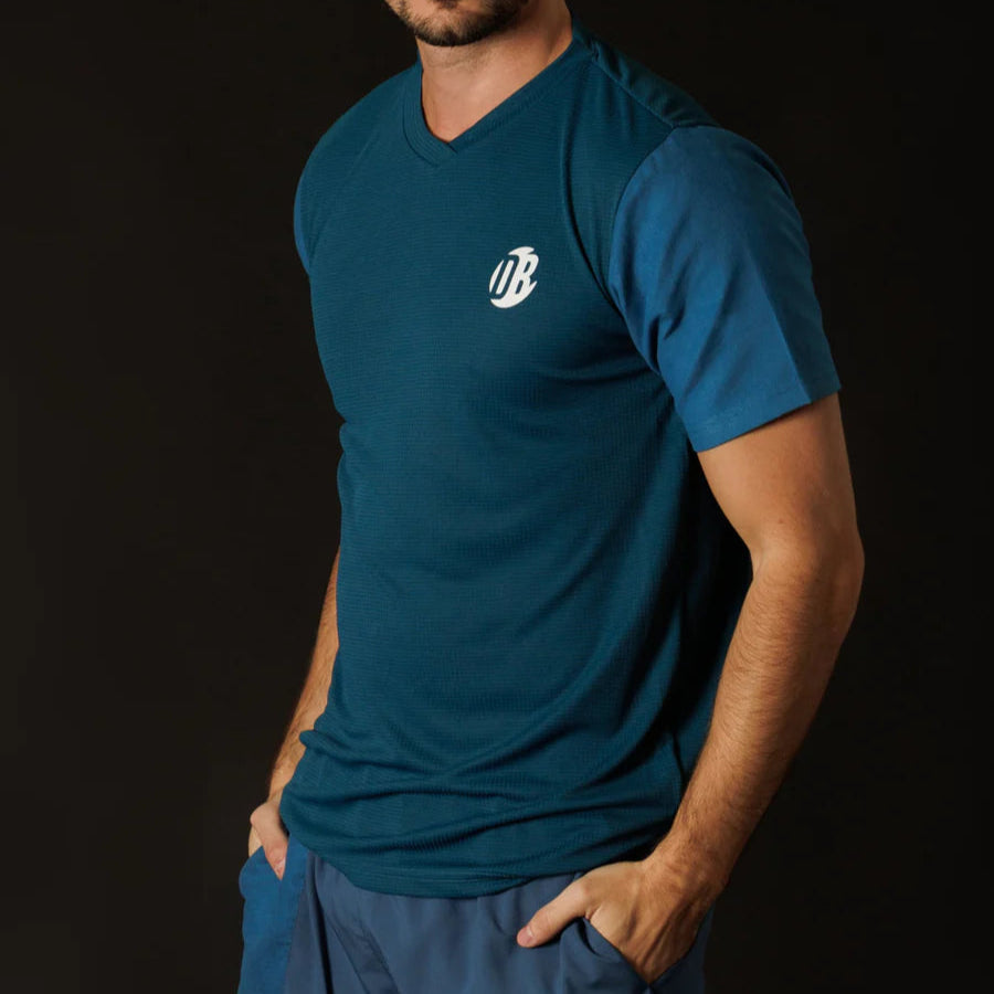 Men's Classic T-Shirt Drybreak Blue 'DryPlay'