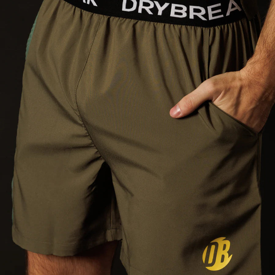 Men's Advanced Shorts Drybreak Dark Green 'QuickDry'