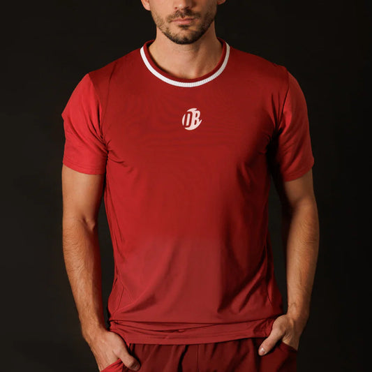 Men's Advanced T-Shirt Drybreak Wine 'DryPlay'